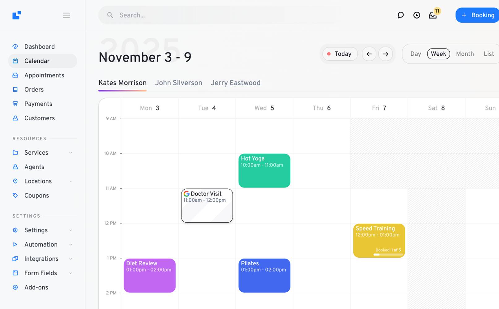 WordPress Booking Dashboard and Calendar Illustration